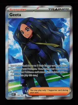 Geeta 218/197 Ultra Rare Obsidian Flames Pokemon Cards - Image 1