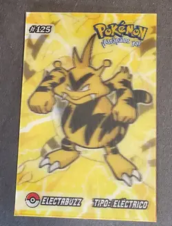 ELECTABUZZ - POKEMON RARE 3D EVOLUTION CCG HOLO CARD - Image 1