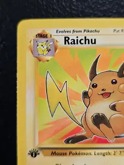 Pokemon Card TCG Raichu 29/62 1st Edition Fossil Non-Holo Rare NM - Image 2