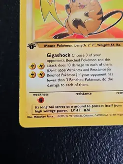Pokemon Card TCG Raichu 29/62 1st Edition Fossil Non-Holo Rare NM - Image 5