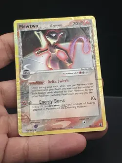 Mewtwo 2005 Delta Species Reverse Holo Rare Card 12/113 - Image 3