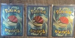 Three Gold Pokemon Cards Pikachu Non TCG - Image 3