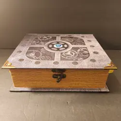 New Magic Wizardry Foundry Artificer Grimoire Card Large Deck Box GDB007 TCG - Image 3