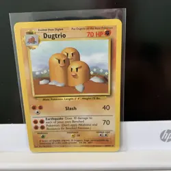 Dugtrio - 19/102 - Pokemon Base Set Unlimited Rare Card WOTC - NM - Image 1