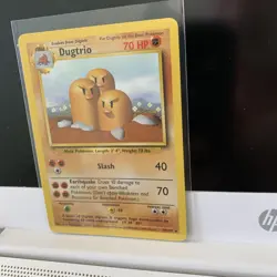 Dugtrio - 19/102 - Pokemon Base Set Unlimited Rare Card WOTC - NM - Image 2