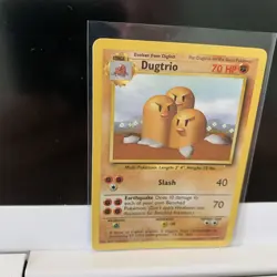 Dugtrio - 19/102 - Pokemon Base Set Unlimited Rare Card WOTC - NM - Image 3