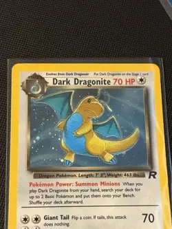 Pokemon Dark Dragonite Holo Rare TCG Card 5/82 LP - Image 3