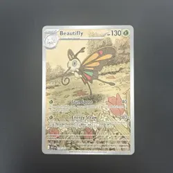 Beautifly 219/217 Ascended Heroes Illustration Rare Pokemon Card - Image 1