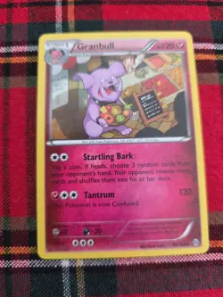 2015 Pokemon TCG Granbull #99/162 XY BREAKthrough Uncommon Card VG - Image 1