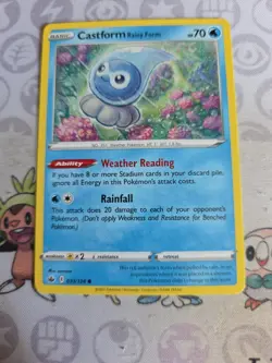 CASTFORM CHILLING REIGN SET POKEMON CARD 033/198 NM/M - Image 1