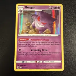Pokemon TCG Gengar Lost Origin Holo Card 66/196 - Image 1