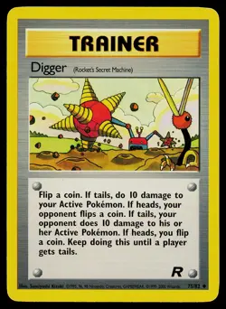 Pokemon Card Digger 75/82 Team Rocket Uncommon - Image 1