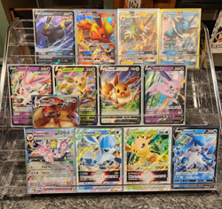 Pokemon TCG Lot Of 13 Eevee Evolutions Cards NM - Image 1
