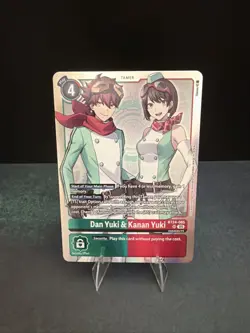 Digimon Card Game Dan Yuki & Kanan Yuki BT24-085 SR Time Stranger - Image 1