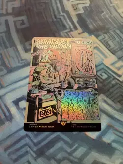 Foil Borderless Poster Radagast the Brown EX+/NM- Universes Beyond: LotR - Image 3