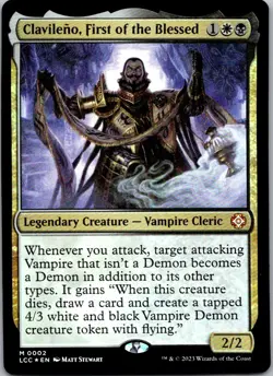 Clavileno First of the Blessed Foil M Commander: The Lost Caverns of Ixalan 2 LP - Image 1