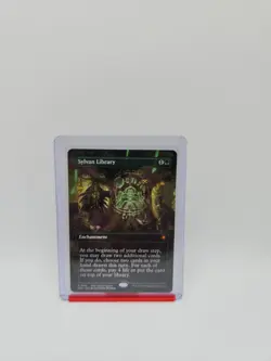 MTG Secrets of Strixhaven: Special Guests - Sylvan Library #155 - Borderless - Image 1