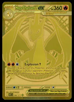 MEGA CHARIZARD Y EX - 294/217 Mega Hyper Rare Ascended Heroes Pokemon NM - Image 1