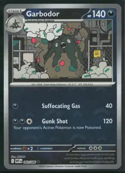 Garbodor 060/086 White Flare Uncommon POKEBALL Pokemon - Image 1