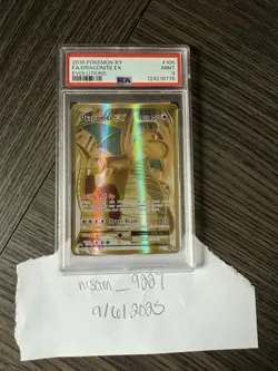 PSA 9 Dragonite EX 106/108 Full Art - Pokemon XY Evolutions TCG - Image 1