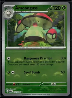 Amoonguss (Poke Ball Pattern) 011/086 Black Bolt Uncommon Holo Pokemon Pokeball - Image 1