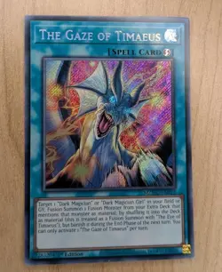 Yu-Gi-Oh The Gaze Of Timeaus MZMU EN013 Secret Rare - Image 1