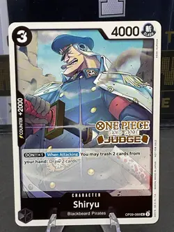 Shiryu Judge Pack Vol. 5 Stamped Promo Foil One Piece TCG OP09-088 - Image 1