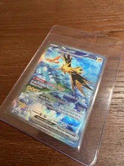 Pokemon TCG Zapdos EX 202/165 Scarlet & Violet 151 English NM Condition - Image 1