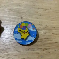 Pokemon Celebrations 25th Anniversary Flying & Surfing Pikachu Enamel Pin - Image 2