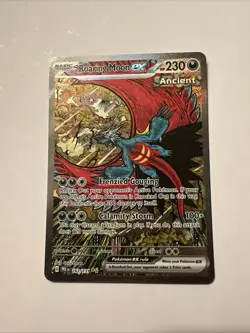 Roaring Moon EX 162/131 Prismatic Evolutions Special Illustration Rare SIR Holo - Image 1