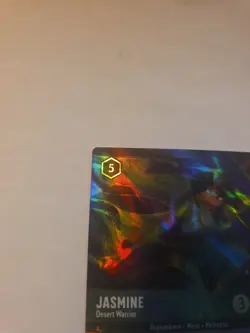 Lorcana TCG Jasmine Desert Warrior 212/204 Ursula's Return Enchanted Holo Card - Image 2