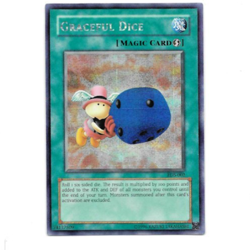 Yu-Gi-Oh Secret Ultra Rare Holographic Card Graceful Dice EDS-002 TCG NM - Image 1