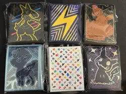 Pokemon TCG Sleeves Lot Of 6 Crown Zenith, Paldaen Fates, 151, SSP, SF - Image 1
