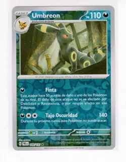 ~ESP~ SPANISH Umbreon 059 Reverse Holo Prismatic Evolutions Pokemon Card (g3) - Image 1