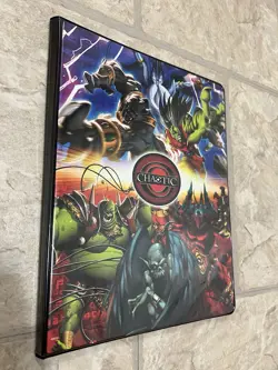 Chaotic TCG Ultra Pro 9 Pocket Portfolio 90 Cards Original 2008 Binder Folder - Image 1