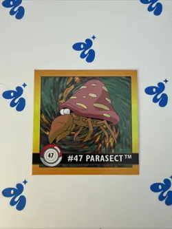 1999 Artbox Stickers Series 1 Pokemon Card Sticker TCG #47 Parasect $2MIN ORDER - Image 1