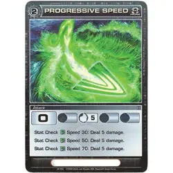 PROGRESSIVE SPEED - Holographic Promotional Chaotic Card 2008 - Image 1