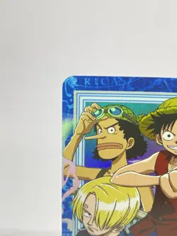 BANDAI One Piece Hyper Battle S64 LUFFY CREW HOLO FOIL SCARCE EARLY CARD Japan - Image 2