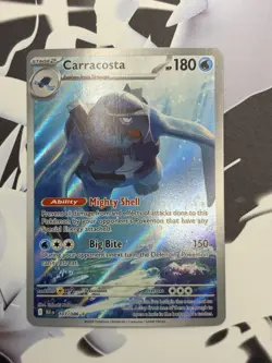 Pokemon TCG Carracosta 107/086 Black Bolt Illustration Rare NM Holo Card - Image 1