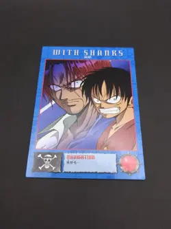 Monkey D. Luffy Shanks #14 One Piece Carddass Masters Card 2000 Bandai TCG B1 - Image 5