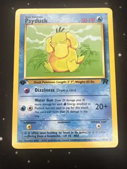 Psyduck 65/82 Team Rocket 1st Edition Common Pokemon Card NM RP2 - Image 1