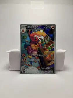 Pokemon TCG Crocalor Full Art Illustration Rare Holo Fire Type Card 110 HP 202/… - Image 2