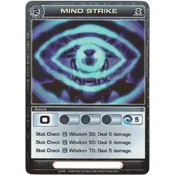 MIND STRIKE - Holographic Promotional Chaotic Card 2008 - Image 1