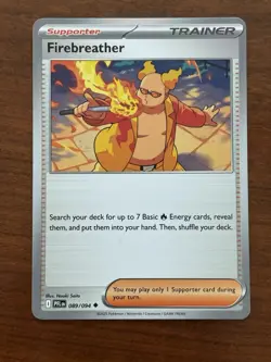 Firebreather - Uncommon Phantasmal Flames 089/094 Pokemon Card - Image 1