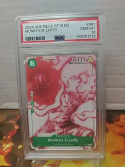Monkey.D.Luffy (Starter Deck 11: Uta Deck Battle) P-061 One Piece Promo Card - Image 1