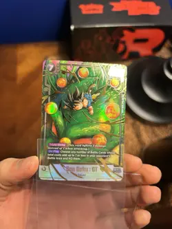 Bandai Dragon Ball Super Son Goku GT SCR Foil Triple Strike Card FB07-122 - Image 1