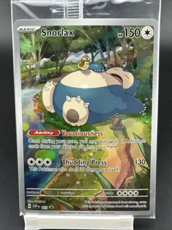 Snorlax 051 Sv: Scarlet & Violet Promo Cards Holo Sealed - Image 1
