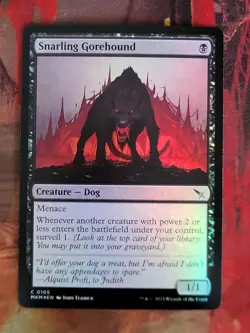 MTG Card : Snarling Gorehound (Murders at Karlov Manor) FOIL - Image 1