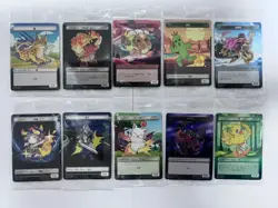 MTG Final Fantasy Plastic Tokens Complete Set of 10 JPN limited FF Family Mart - Image 1
