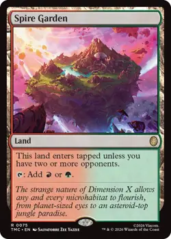 MTG Spire Garden - Surge Foil, NM-Mint, English Commander: Teenage Mutant Ninja - Image 1